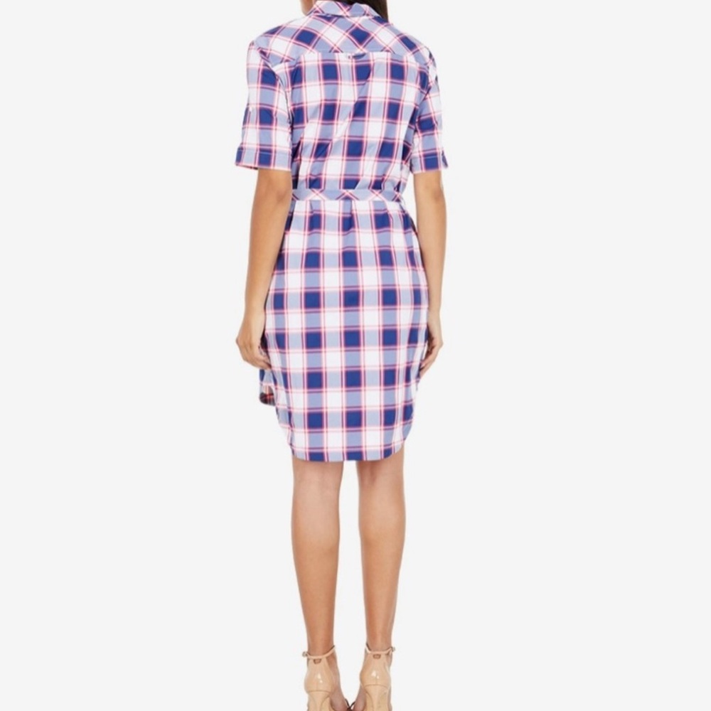 Southern Tide Intercostal Franca Plaid Shirt Dress in medium NWOT - Picture 4 of 13